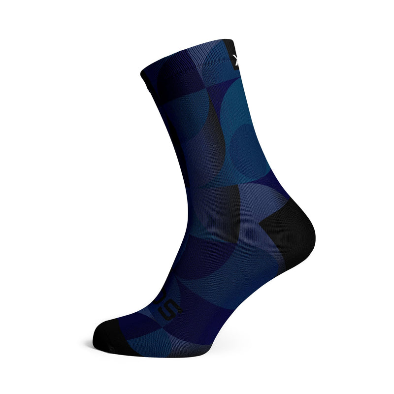 Sox Solid Navy Crew Socks