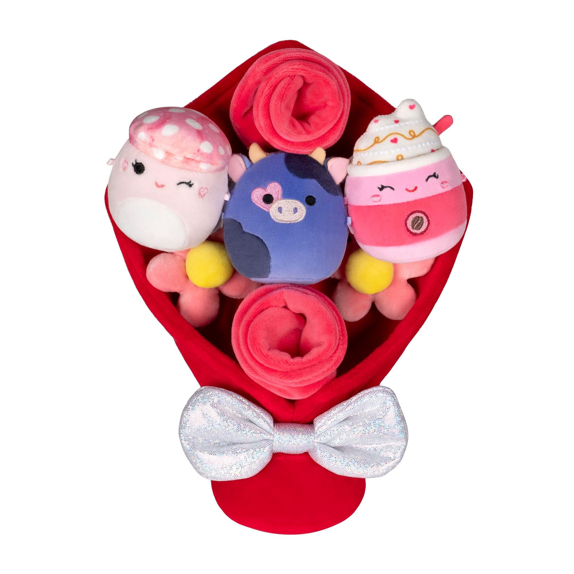 Squishmallows Micromallows SQMM0222 - Blumenstrauß Valentinstag, Bouquet aus Plüsch (2026