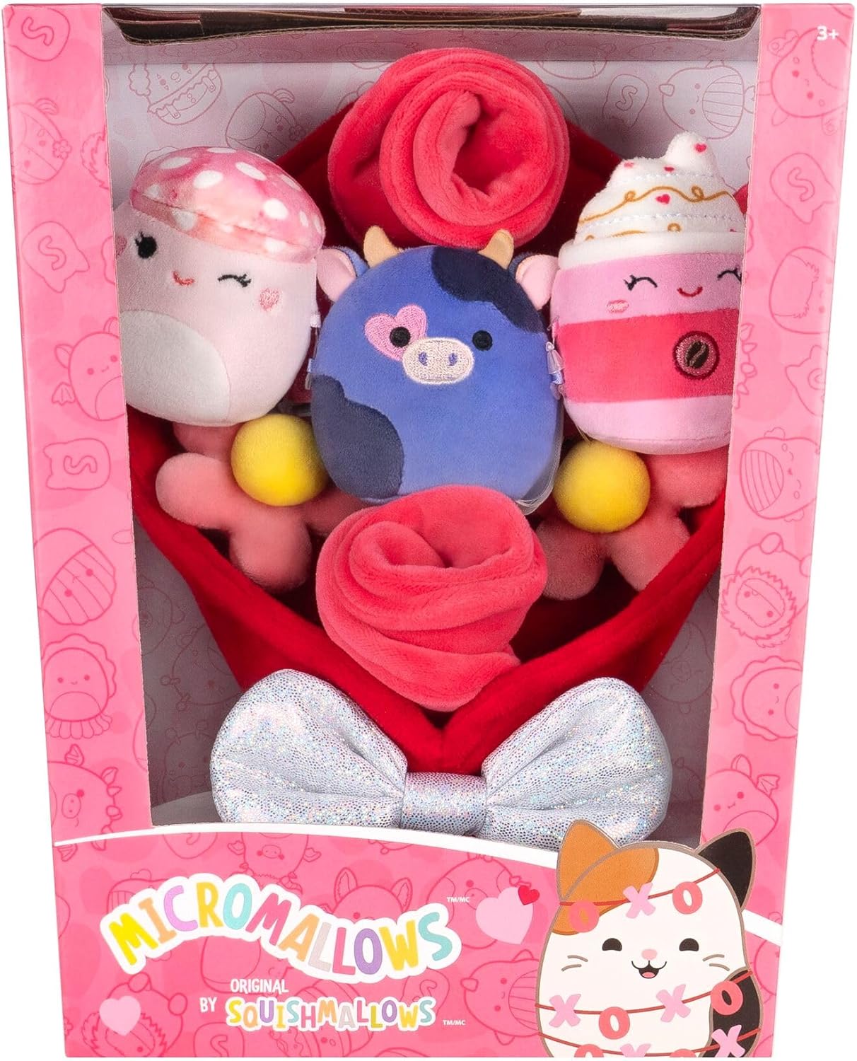 Squishmallows Micromallows SQMM0222 - Blumenstrauß Valentinstag, Bouquet aus Plüsch (2026