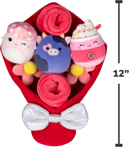 Squishmallows Micromallows SQMM0222 - Blumenstrauß Valentinstag, Bouquet aus Plüsch (2026