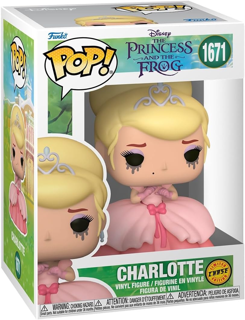 Funko Pop! Disney: The Princess And The Frog - Charlotte la Bouf - Probabilità di 1/6 per la Variante Chase - la Principessa e il Ranocchio - Figura in Vinile da Collezione - Idea Regalo
