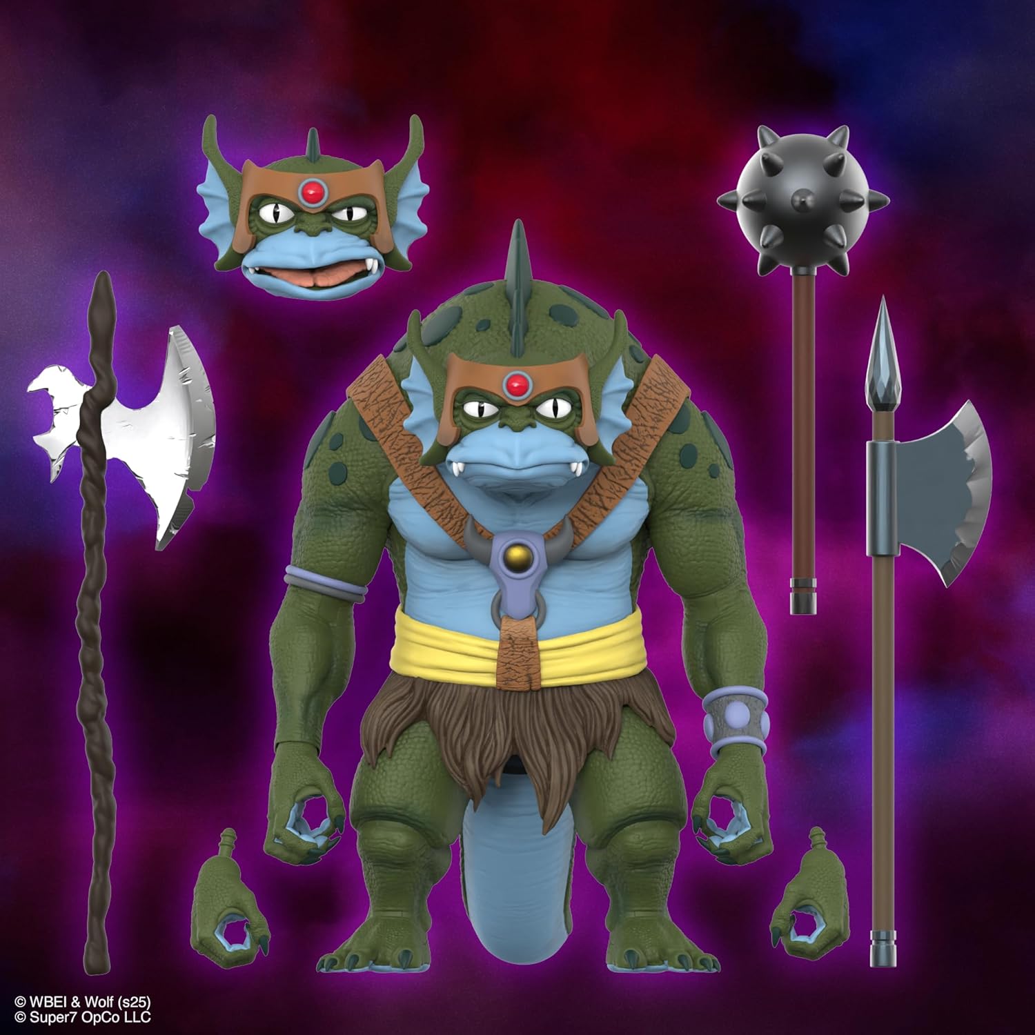 Super7 ULTIMATES! Thundercats Slithe - 7" Thundercats Action Figure with Accessories - Classic Cartoon Collectibles and Retro Toys