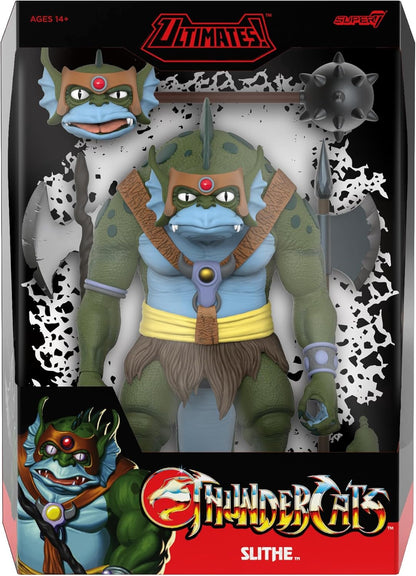 Super7 ULTIMATES! Thundercats Slithe - 7" Thundercats Action Figure with Accessories - Classic Cartoon Collectibles and Retro Toys