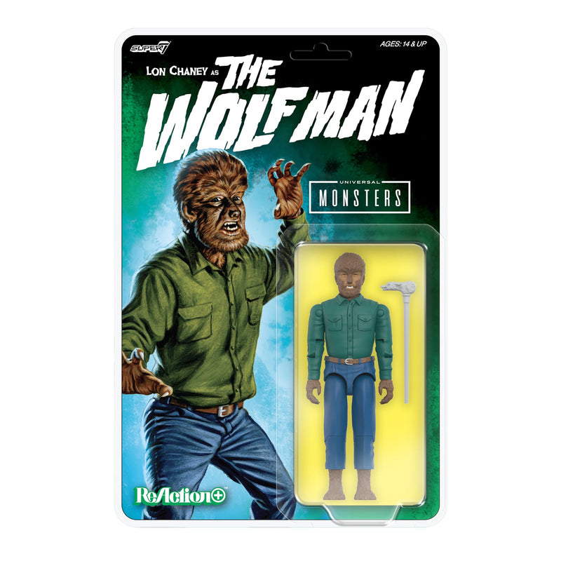 Super7 Universal Monsters Reaction+ Wave 01 - The Wolf Man Action Figure
