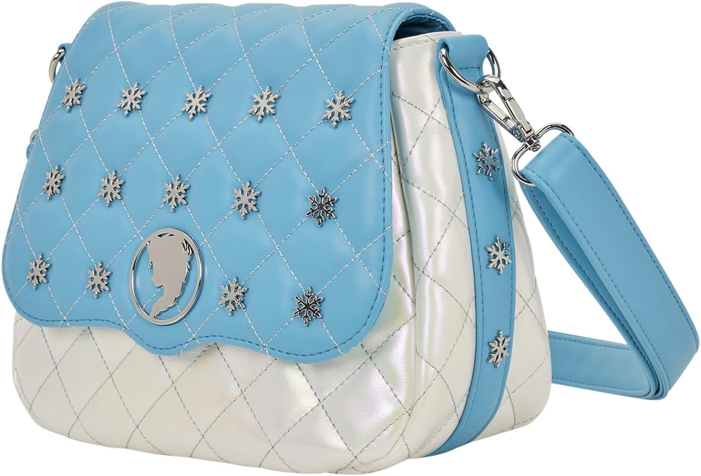 Loungefly Frozen Princess Elsa Pearlescent Crossbody Bag