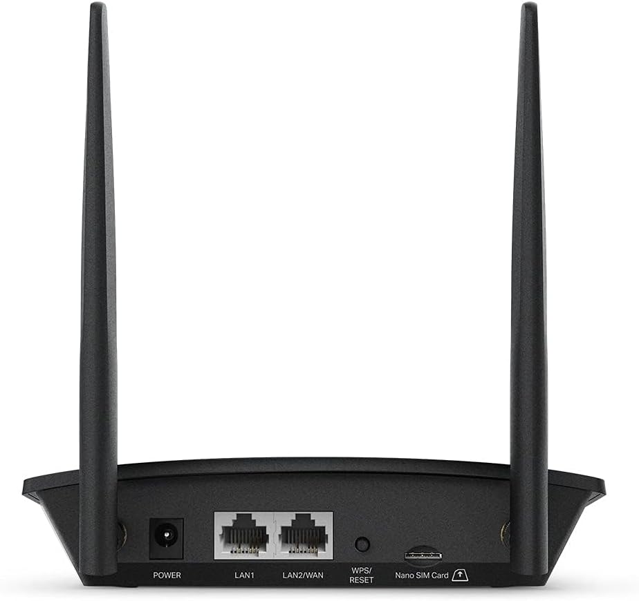 TP-Link TL-MR100 300 Mbps Wireless N 4G LTE Router, Supports Up to 32 Devices, 4G Router With Sim Slot, WiFi Mode, Parental Controls, Guest Network, Encryptions for Secure Network, Easy Setup