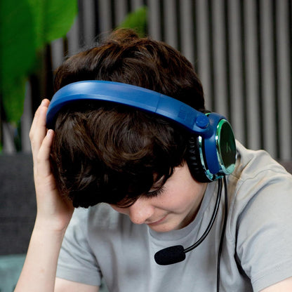 STEALTH C6-100 Gaming Headset STRIKE - Green & Blue, Multiplatform Compatible with Xbox, PS, Switch, PC, Mobile and Tablet