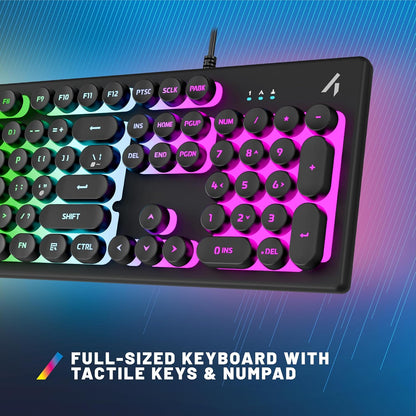 Stealth Light Up Keyboard 104 Keys