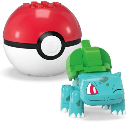 Mega Bloks – Pokemon Poke Ball - Bulbasaur & Meowth (Jcr82)