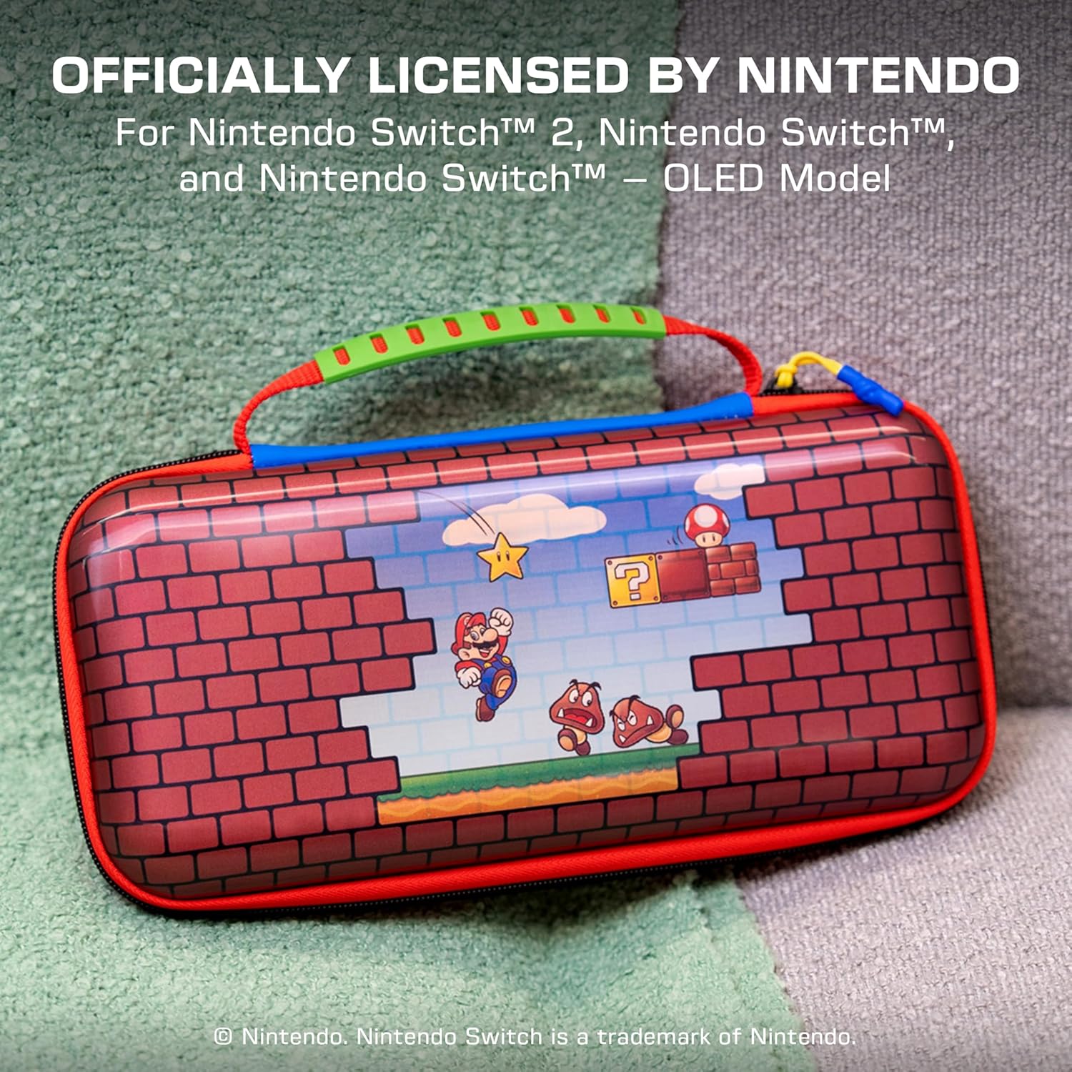 Turtle Beach PlayTrek Mario Bricks Reishoes, officieel gelicentieerd door Nintendo voor je Nintendo Switch 2