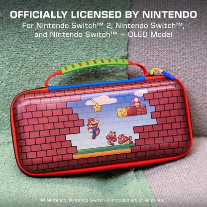 Turtle Beach PlayTrek Mario Bricks Reishoes, officieel gelicentieerd door Nintendo voor je Nintendo Switch 2