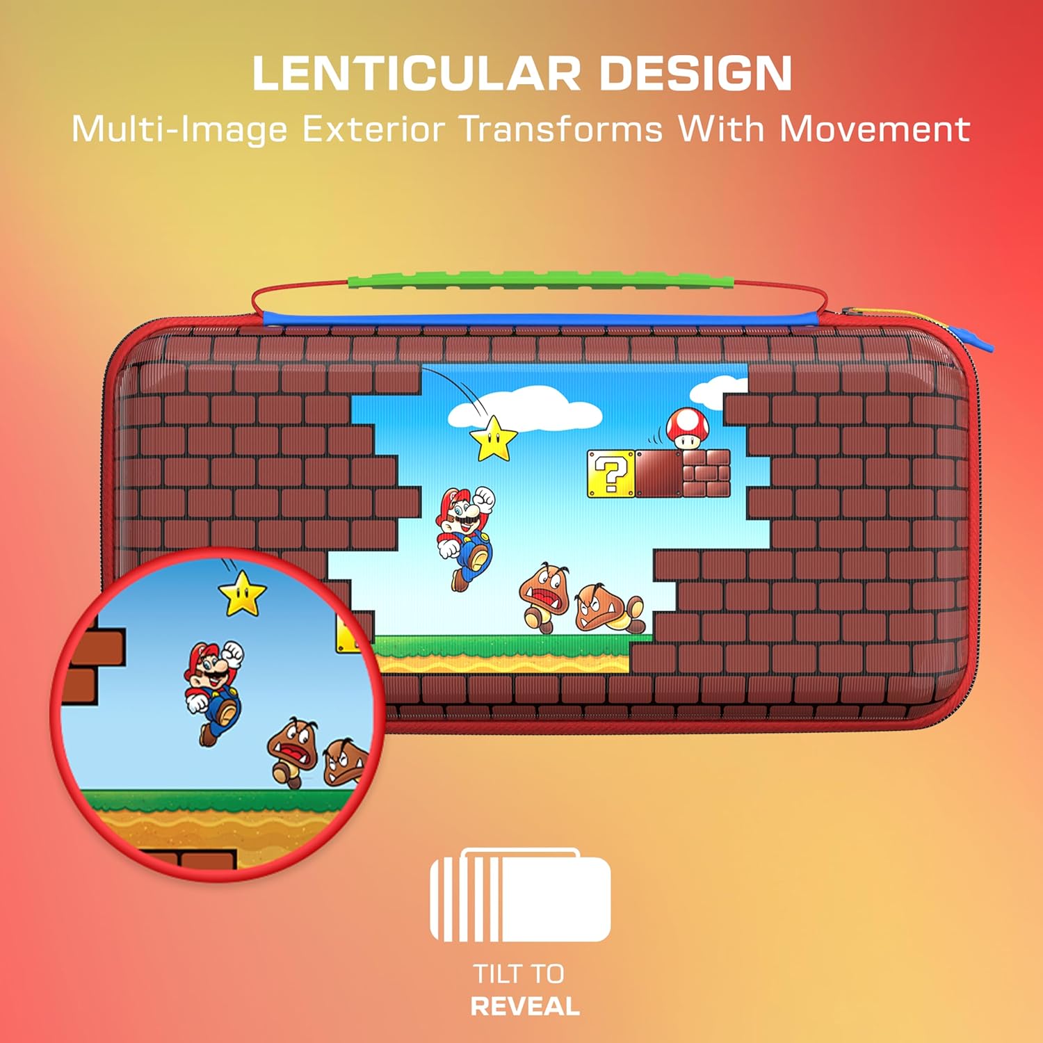 Turtle Beach PlayTrek Mario Bricks Reishoes, officieel gelicentieerd door Nintendo voor je Nintendo Switch 2