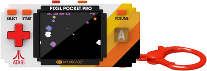 My Arcade Atari Pixel Pocket Pro: videogioco Atari con licenza ufficiale, portachiavi portatile Arcade