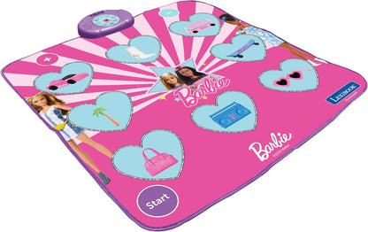 Lexibook, Mattel Barbie, Barbie elektronisch dansmat, Bluetooth en verlicht met 6 spelmodi, Roze, DM10BB