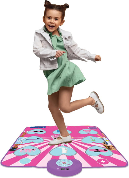 Lexibook, Mattel Barbie, Barbie elektronisch dansmat, Bluetooth en verlicht met 6 spelmodi, Roze, DM10BB
