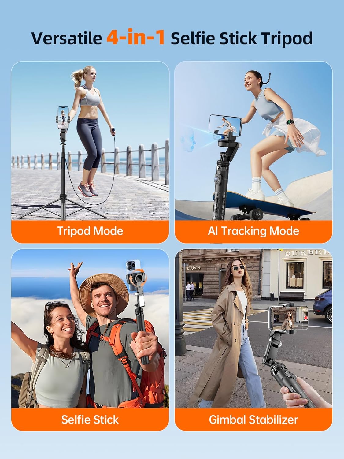 Rollei - Gimbal With Ai Tracking - Easy Creator