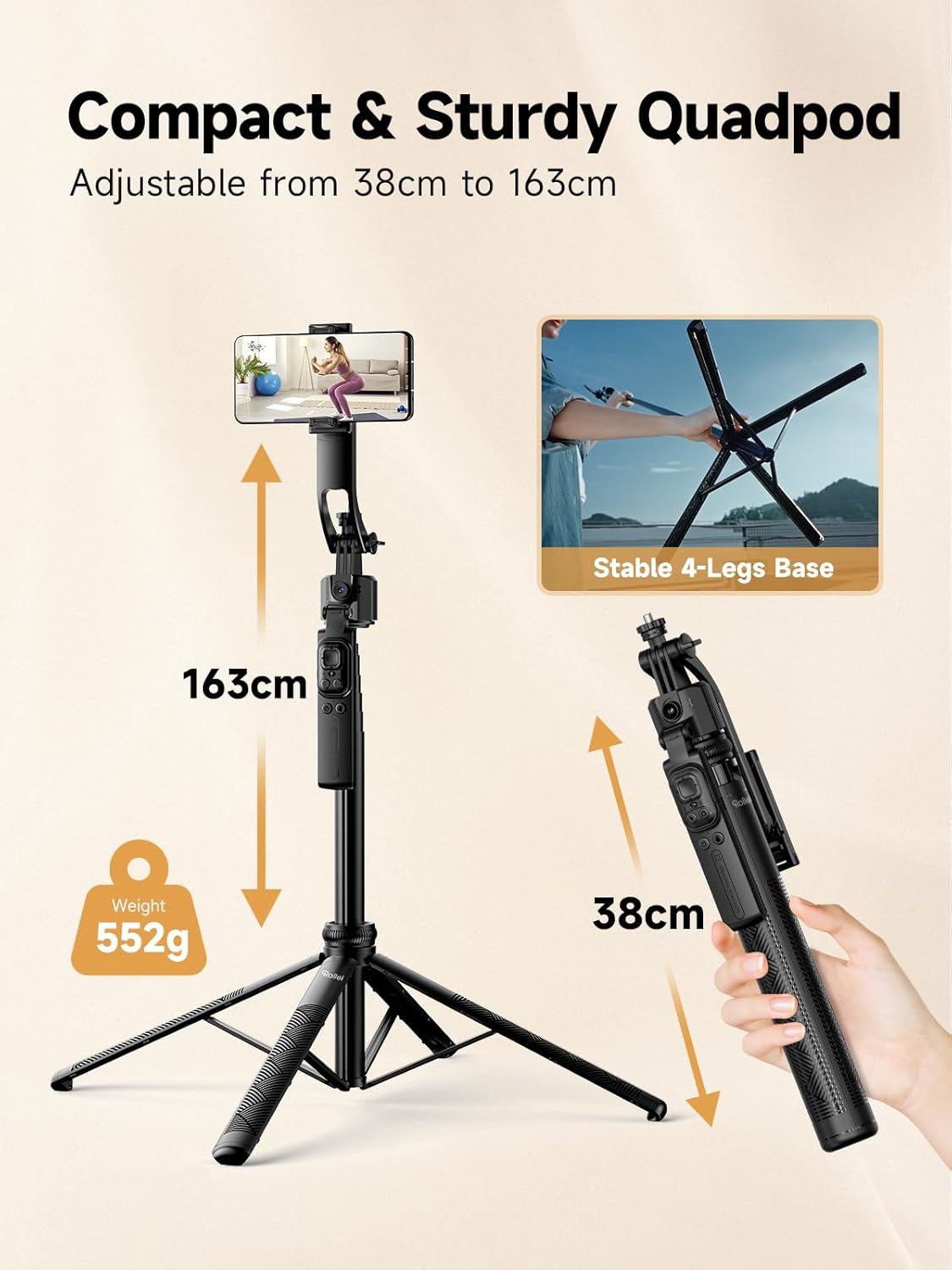 Rollei - Quadpod With Ai Tracking - Easy Creator