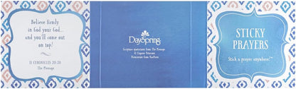 dayspring Tri-fold Sticky Note Pad en caso de almacenamiento, oraciones, 3 ct (89400