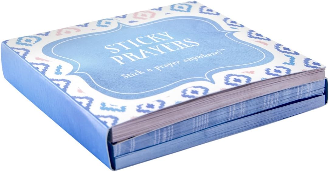 dayspring Tri-fold Sticky Note Pad en caso de almacenamiento, oraciones, 3 ct (89400