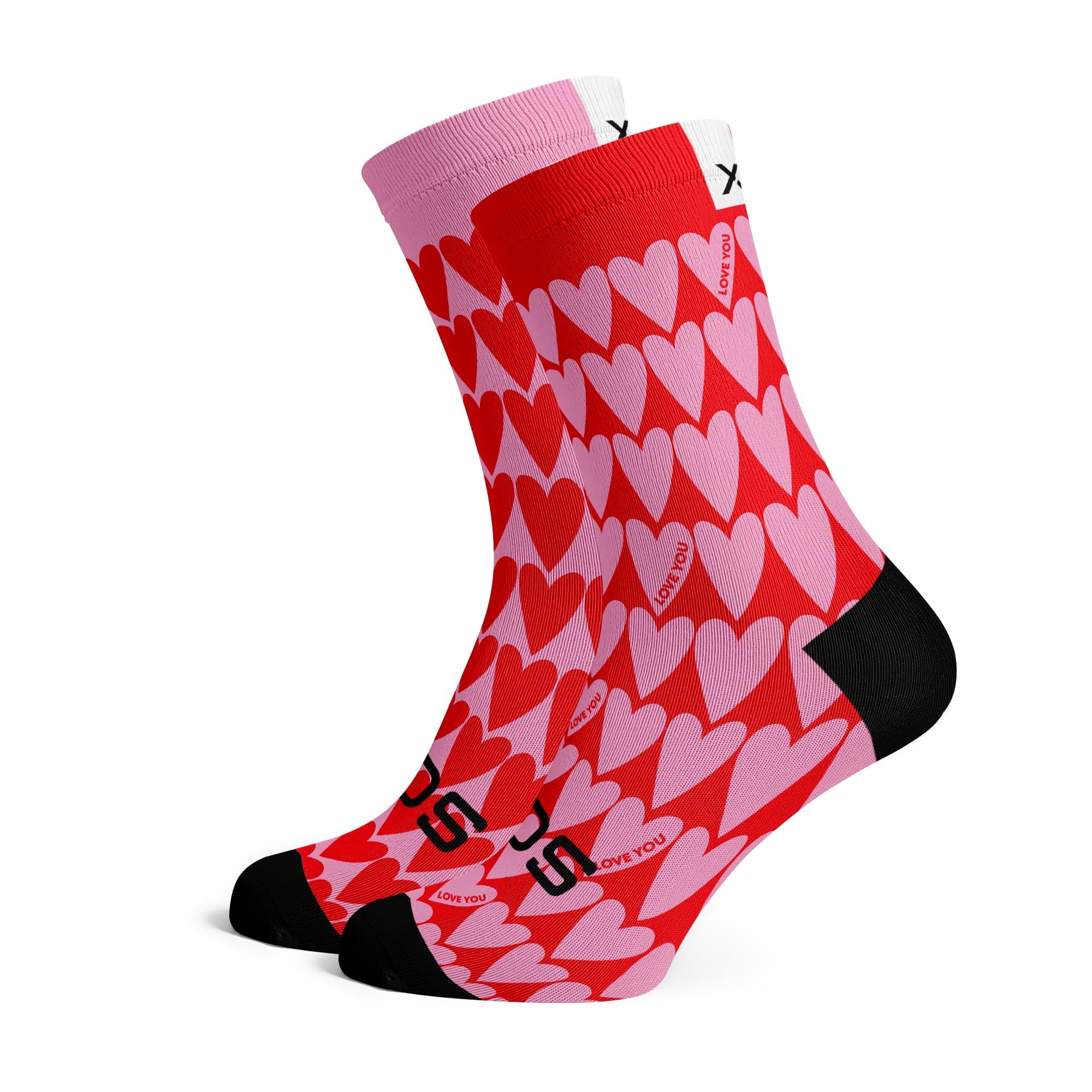 Hearts Crew Socks
