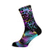 Pastel Black Crew Socks