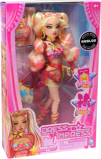 Dress To Impress — Bubblegum Gal Fashion Doll — Series 1 Wave 1