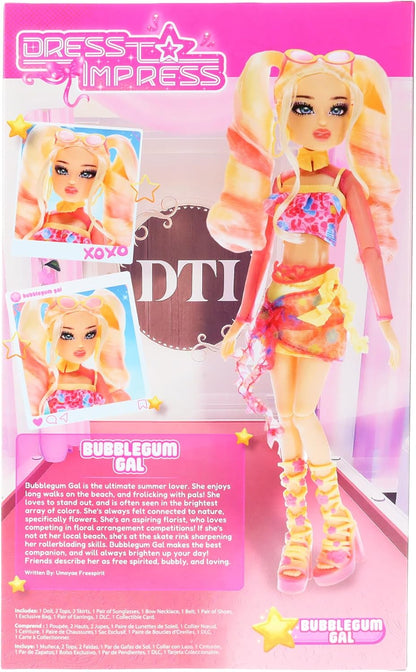 Dress To Impress — Bubblegum Gal Fashion Doll — Series 1 Wave 1