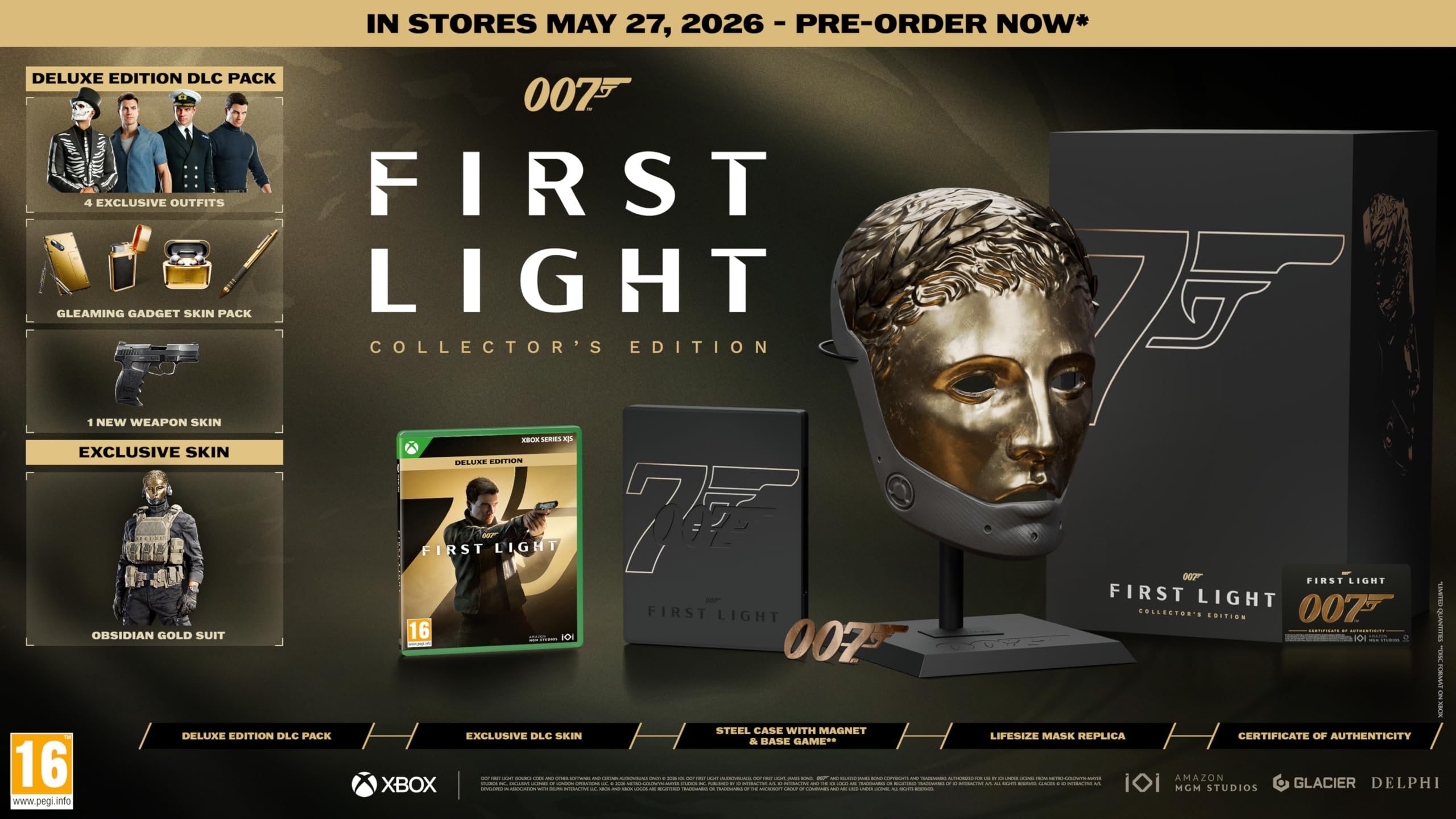 007 First Light Mask Collector's Edition (Xbox Series X)