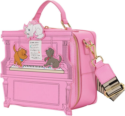 Loungefly Aristocats Figural Piano Crossbody Bag