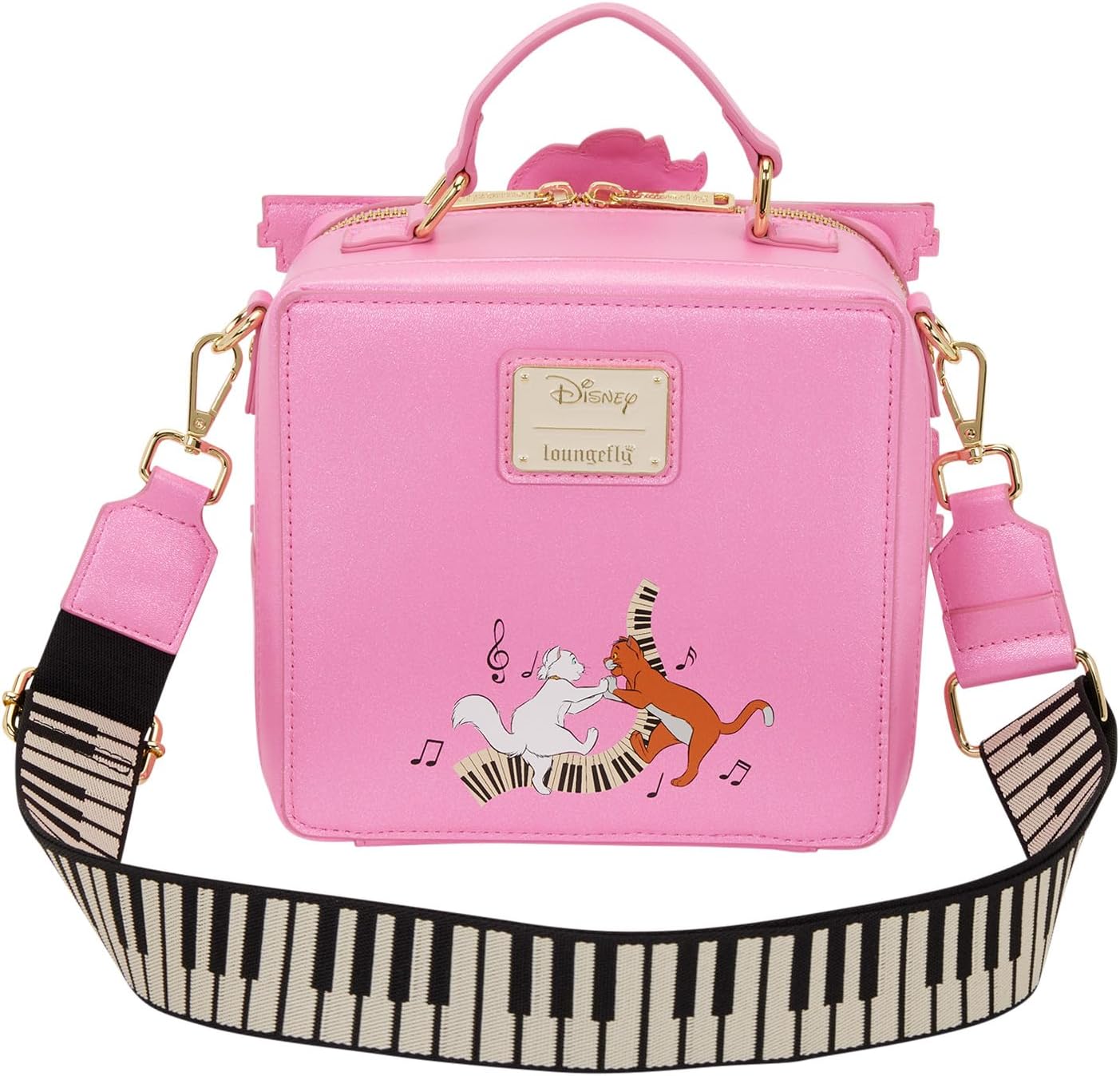 Loungefly Aristocats Figural Piano Crossbody Bag