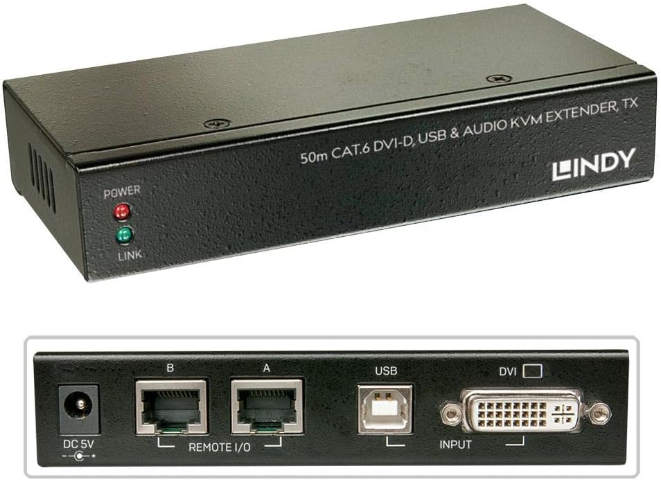 LINDY compatible Kit extender KVM Cat.5 Classic DVI