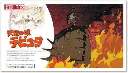 FineMolds, Castle in the Sky Laputa, Robot Soldier (versione Battaglia) Scala 1/20 (Puzzle in scala uguale con figure non verniciate) Modello in plastica FG4