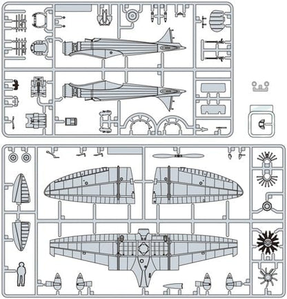 The Wind Rises Model Kit 1/48 Type 9 Prototype Fighter