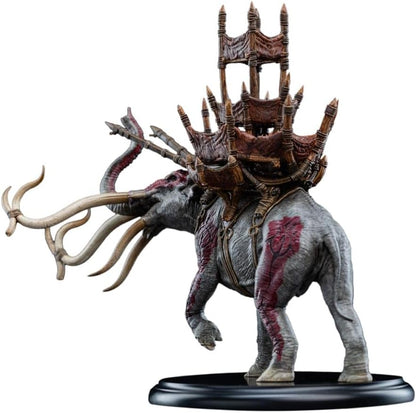 Weta Workshop Lord of the Rings Mini Statue Mumak in Battle 17 cm