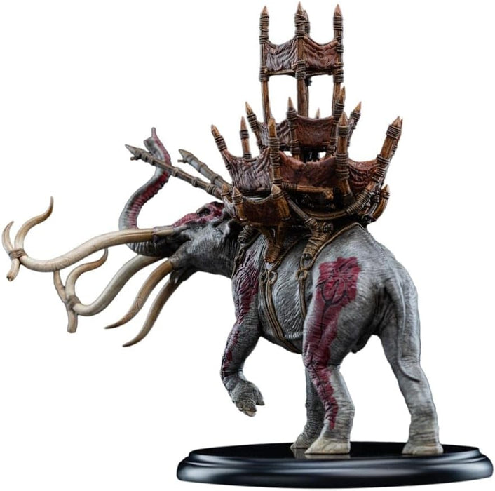Weta Workshop Lord of the Rings Mini Statue Mumak in Battle 17 cm