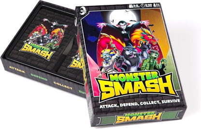 Monster Smash - Fast-paced Family-friendly & All ages - Party games - card games
