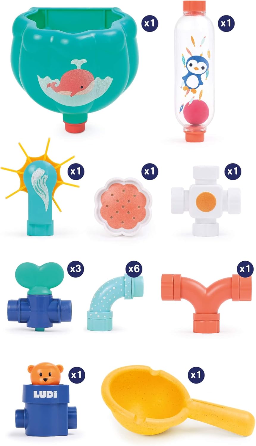 Ludi - Bath Toys - Water Circuit (Lu40085)