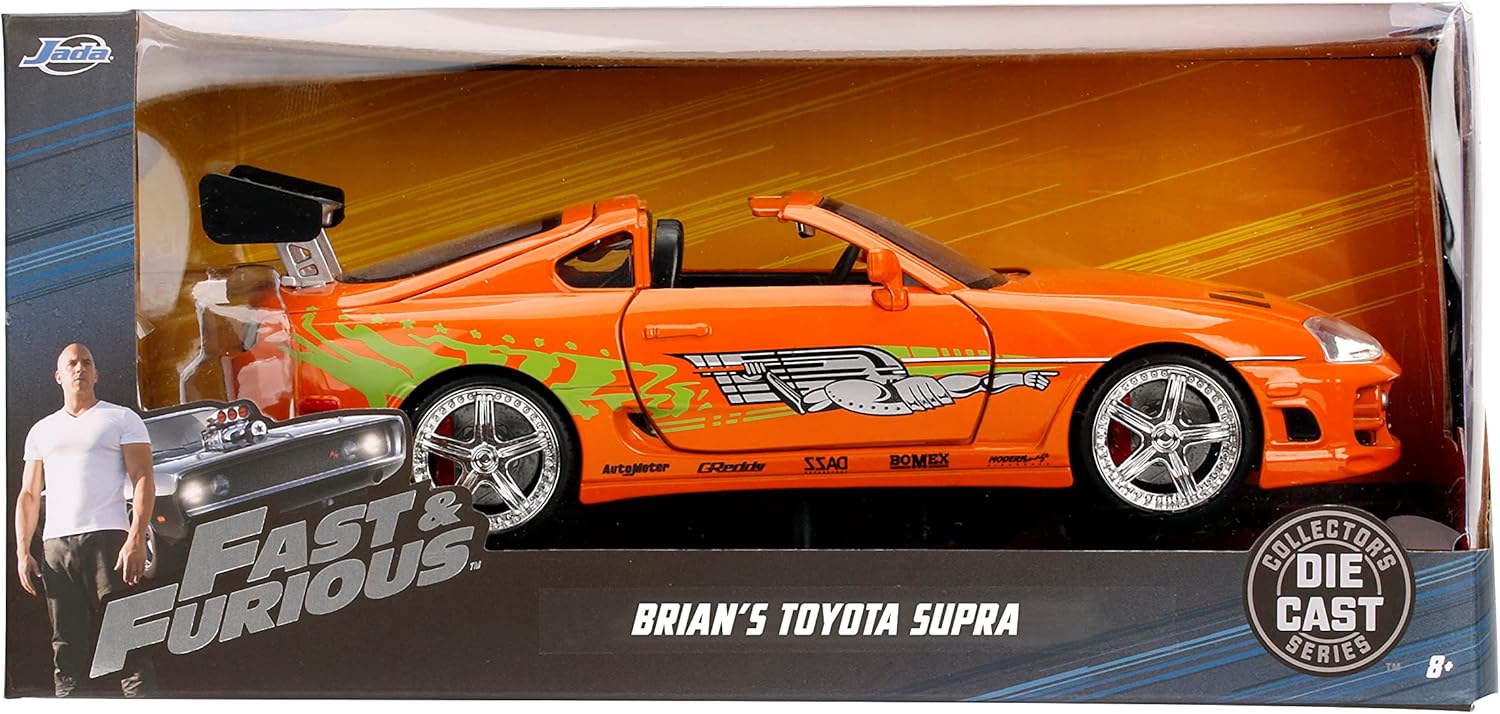Jada Toys - Fast & Furious - 1995 Toyota Supra - 1:24 - Vanaf 8 jaar