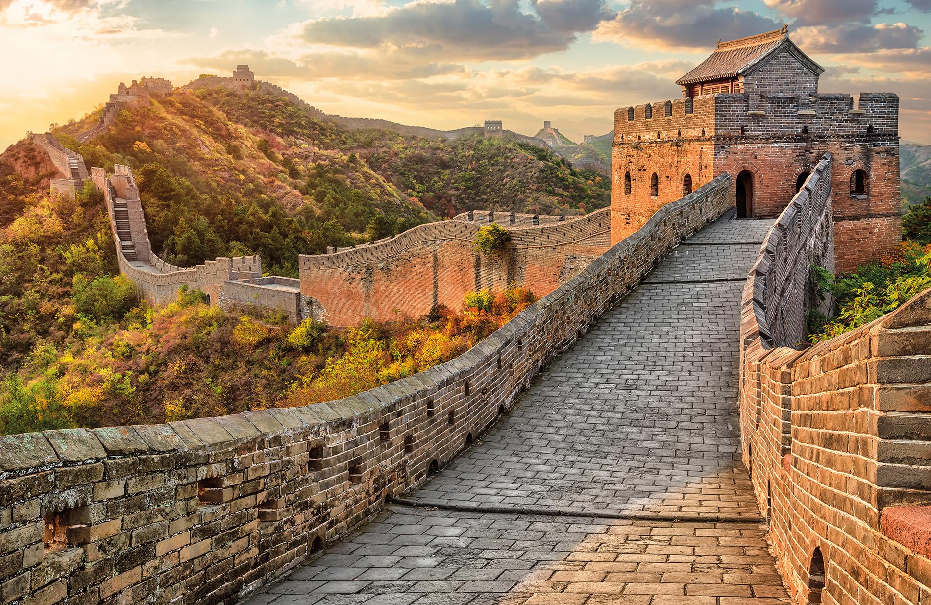 Cheatwell Games 1000 Piece Jigsaw World's Smallest Puzzle Great Wall Of China