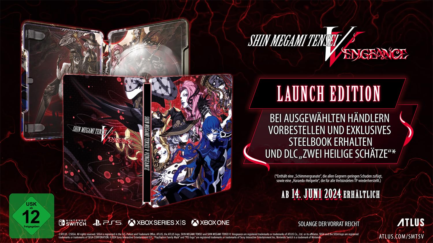 Shin Megami Tensei V: Vengeance Launch Edition (Nintendo Switch) Golden Joystick Nominee