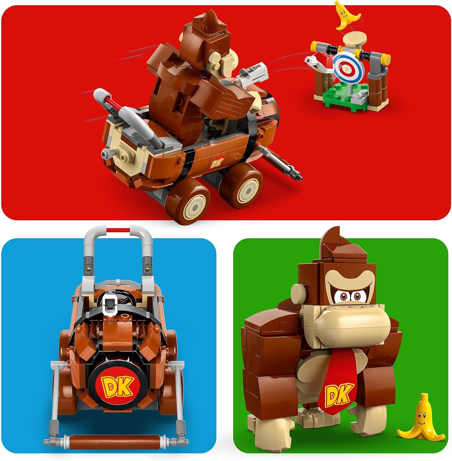 Lego - Super Mario - Mario Kart™ – Donkey Kong & Dk Jumbo (72033)