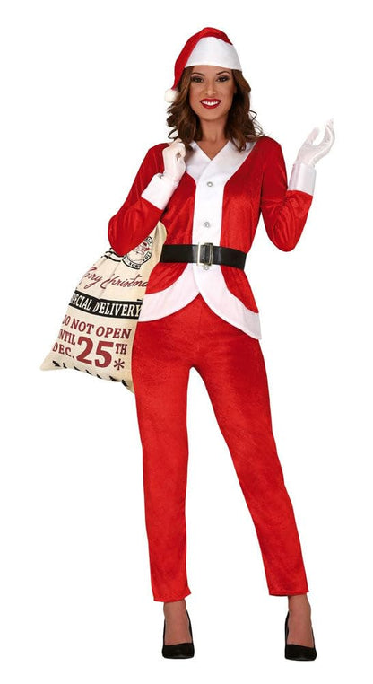 Mrs Claus Pants Suit, Adult, 36-38 (s)