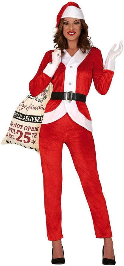 Mrs Claus Pants Suit, Adult, 36-38 (s)