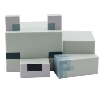 Paladone Minecraft Arctic Fox 3D Night Light, Officially Licensed Cute Lamp, Gift for Boys & Girls, Gaming Room Accessories and Bedroom Décor, Battery Powered