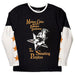Layered Long Sleeve T-Shirt # Large Unisex Black, White # Infinite Sadness