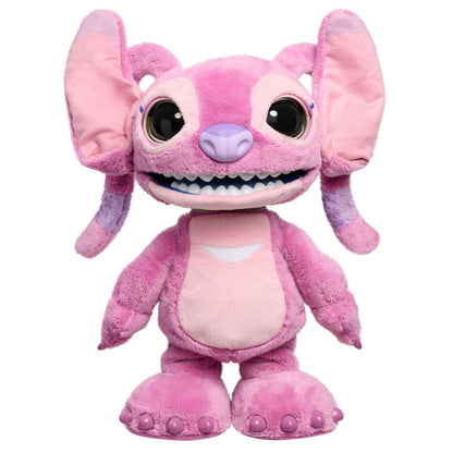 Disney Stitch Ultimate Angel Interactive 17" Plush Toy, 100+ Sounds & Reactions, Moves Like a Real-Life Angel, Toy for Fans, Girls, Kids, 3 and Up by Just Play