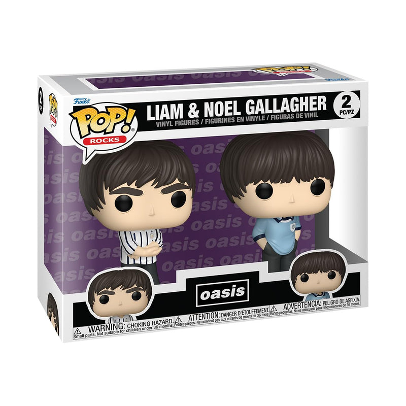 Oasis Liam & Noel Gallagher Rocks! 2er Pack Vinyl Figur Funko Pop! standaard