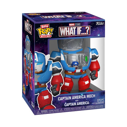Bitty Bots: Marvel WI- Captain America Mech w/Cap
