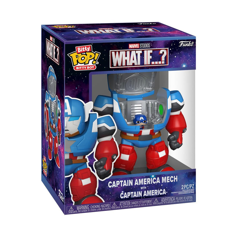 Bitty Bots: Marvel WI- Captain America Mech w/Cap