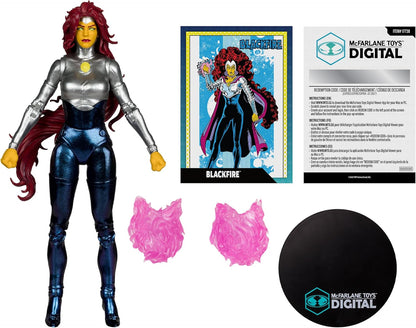 McFarlane DC Direct Blackfire (The New Teen Titans) 7in Action Figure Toys Digital Collectible